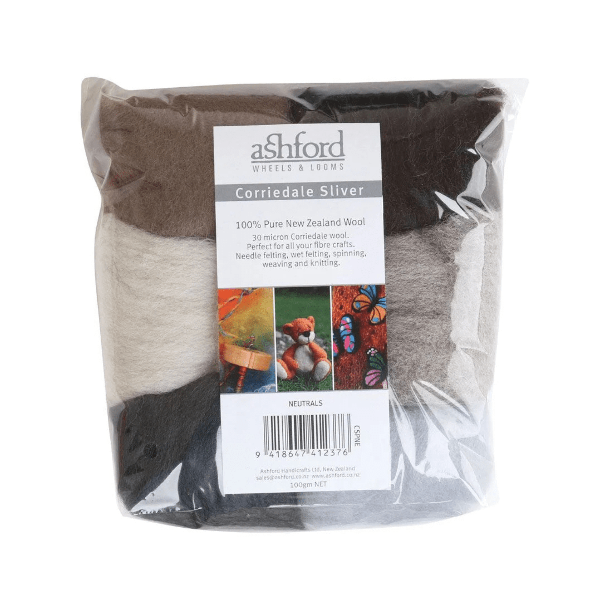 Ashford Corriedale Sliver Packs - Ashford Autumn - The Little Yarn Store