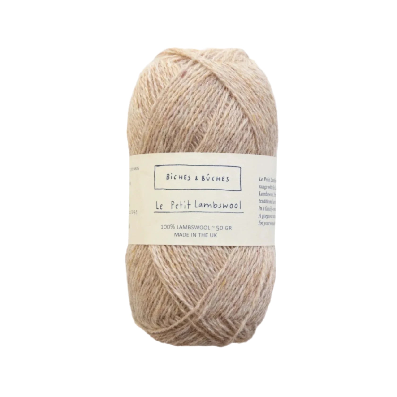 Biches &amp; Buches Le Petit Lambswool - Biches &amp; Buches - Beige - The Little Yarn Store