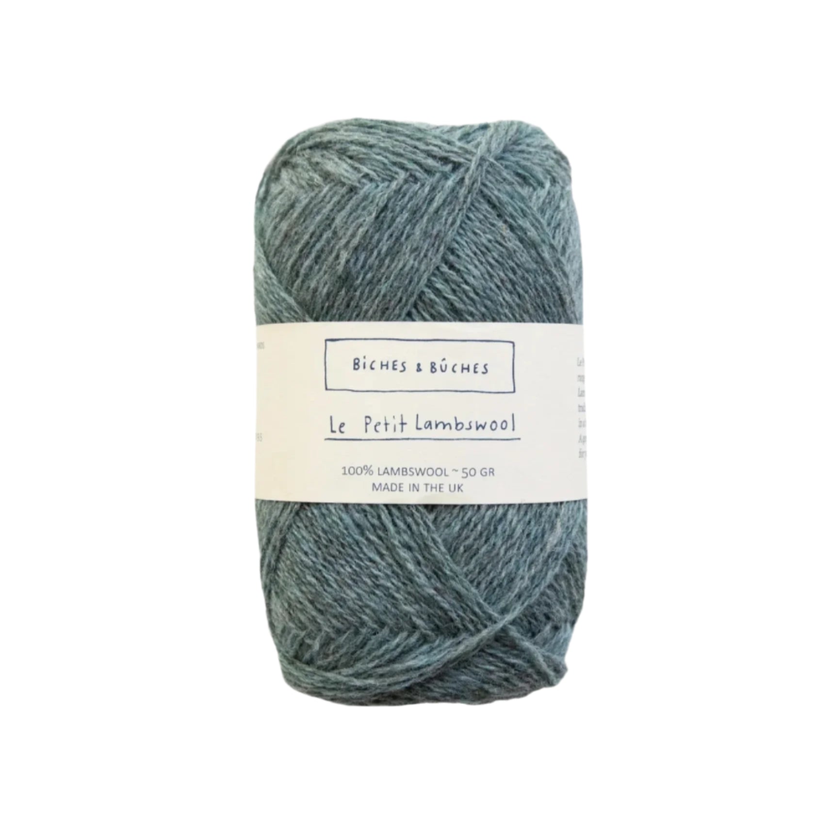 Biches &amp; Buches Le Petit Lambswool - Biches &amp; Buches - Blue Green - The Little Yarn Store