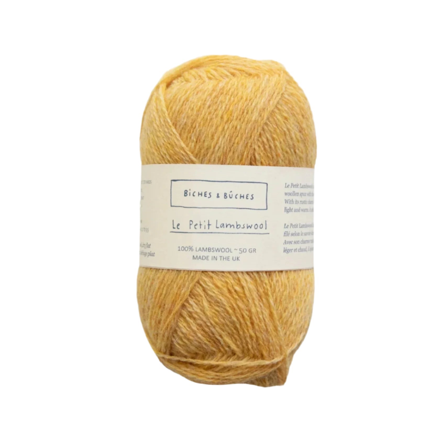 Biches &amp; Buches Le Petit Lambswool - Biches &amp; Buches - Light Yellow - The Little Yarn Store