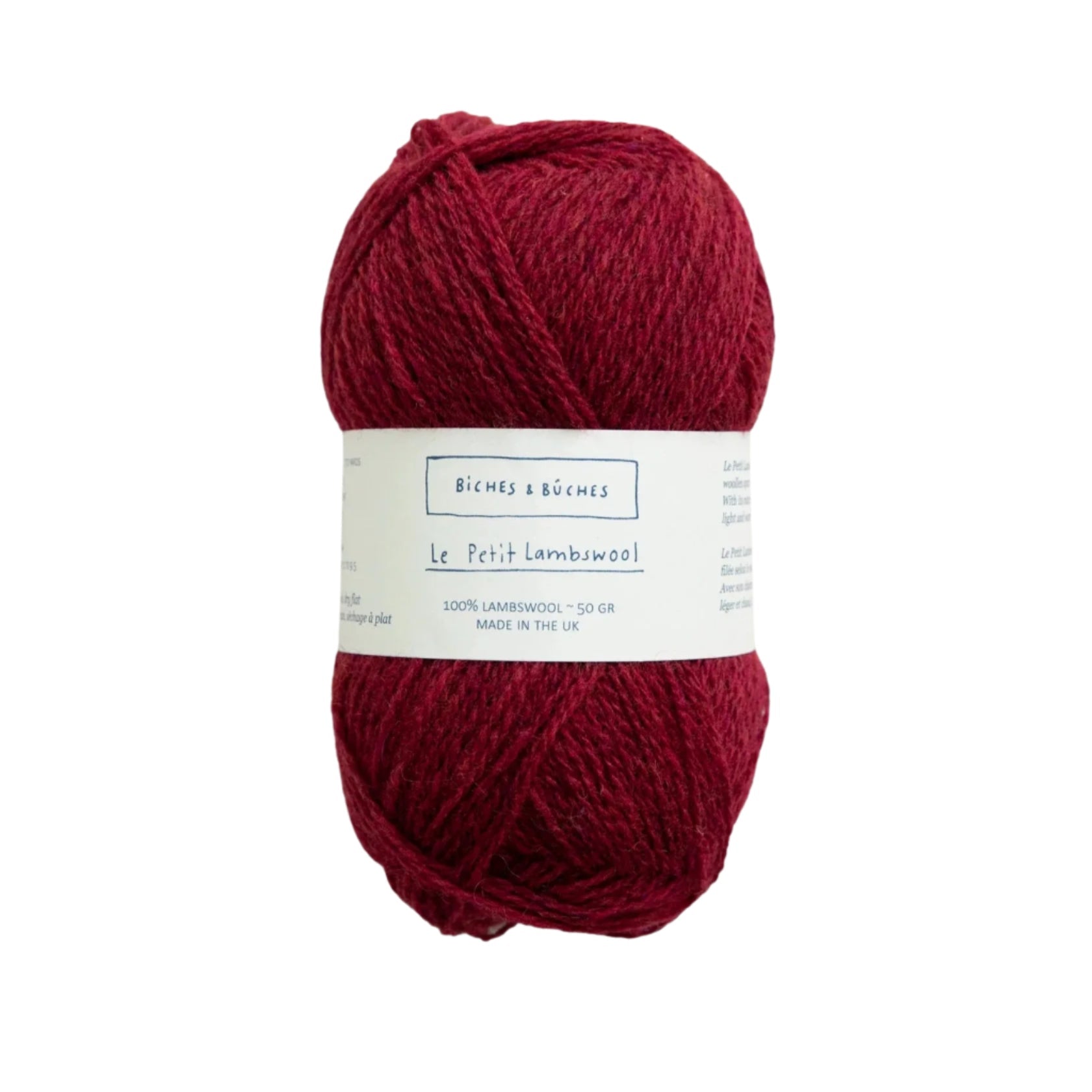 Biches &amp; Buches Le Petit Lambswool - Biches &amp; Buches - Norwegian Red - The Little Yarn Store