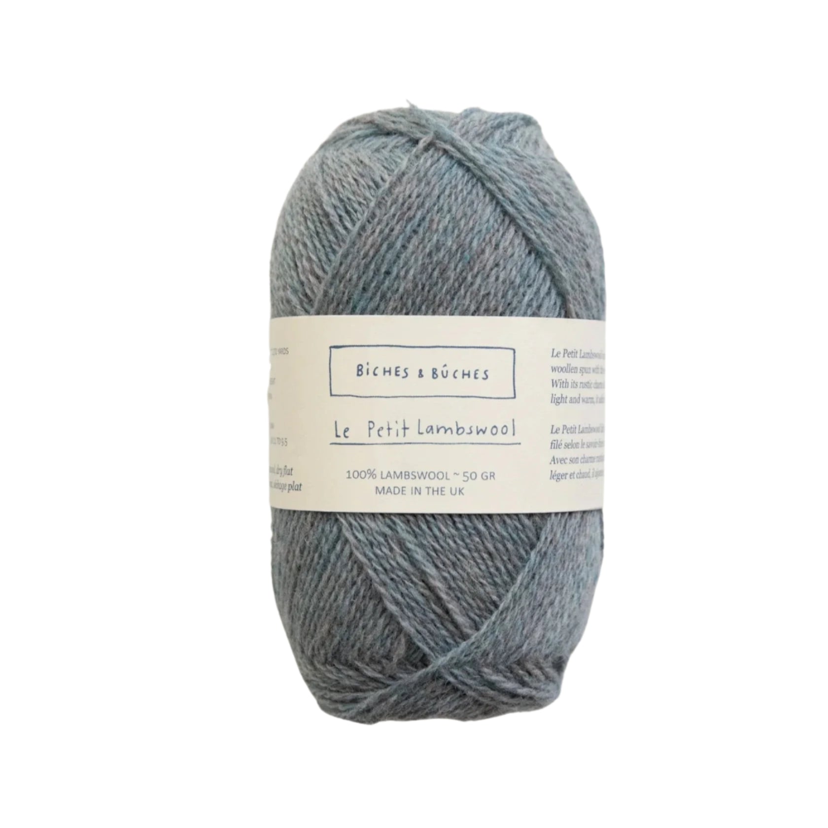Biches &amp; Buches Le Petit Lambswool - Biches &amp; Buches - Soft Blue Green - The Little Yarn Store