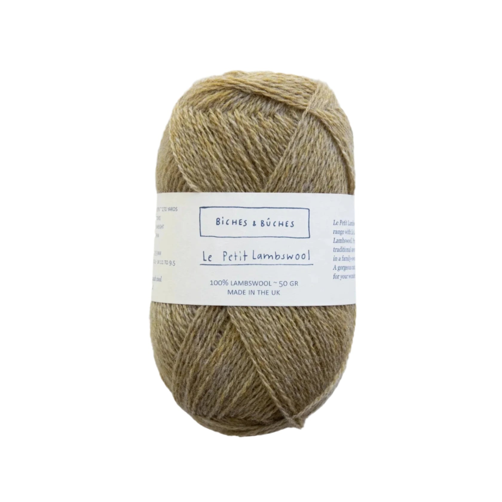 Biches &amp; Buches Le Petit Lambswool - Biches &amp; Buches - Soft Gold - The Little Yarn Store