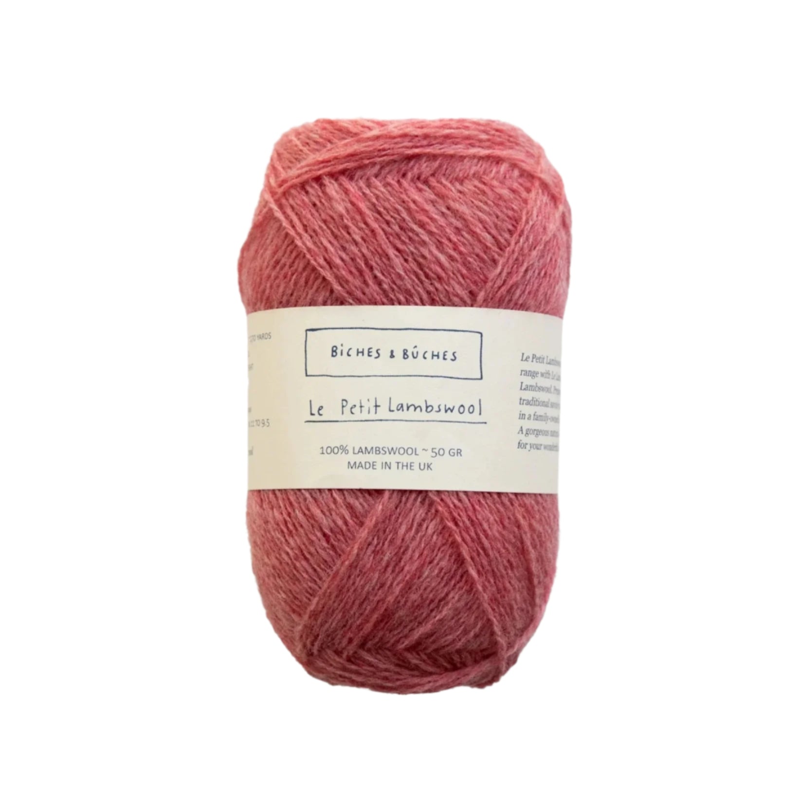 Biches &amp; Buches Le Petit Lambswool - Biches &amp; Buches - Summer Rose - The Little Yarn Store