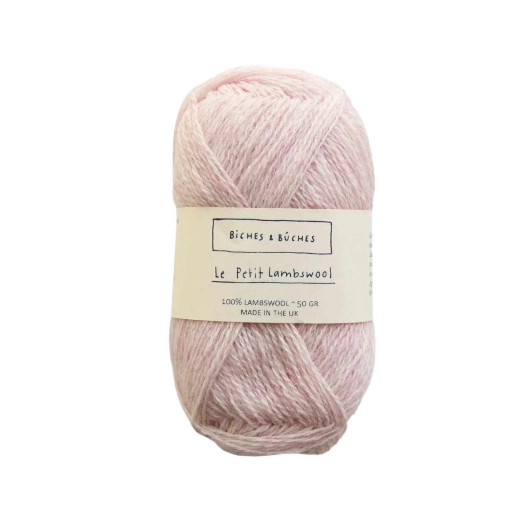 Biches &amp; Buches Le Petit Lambswool - Biches &amp; Buches - Very Light Pink - The Little Yarn Store
