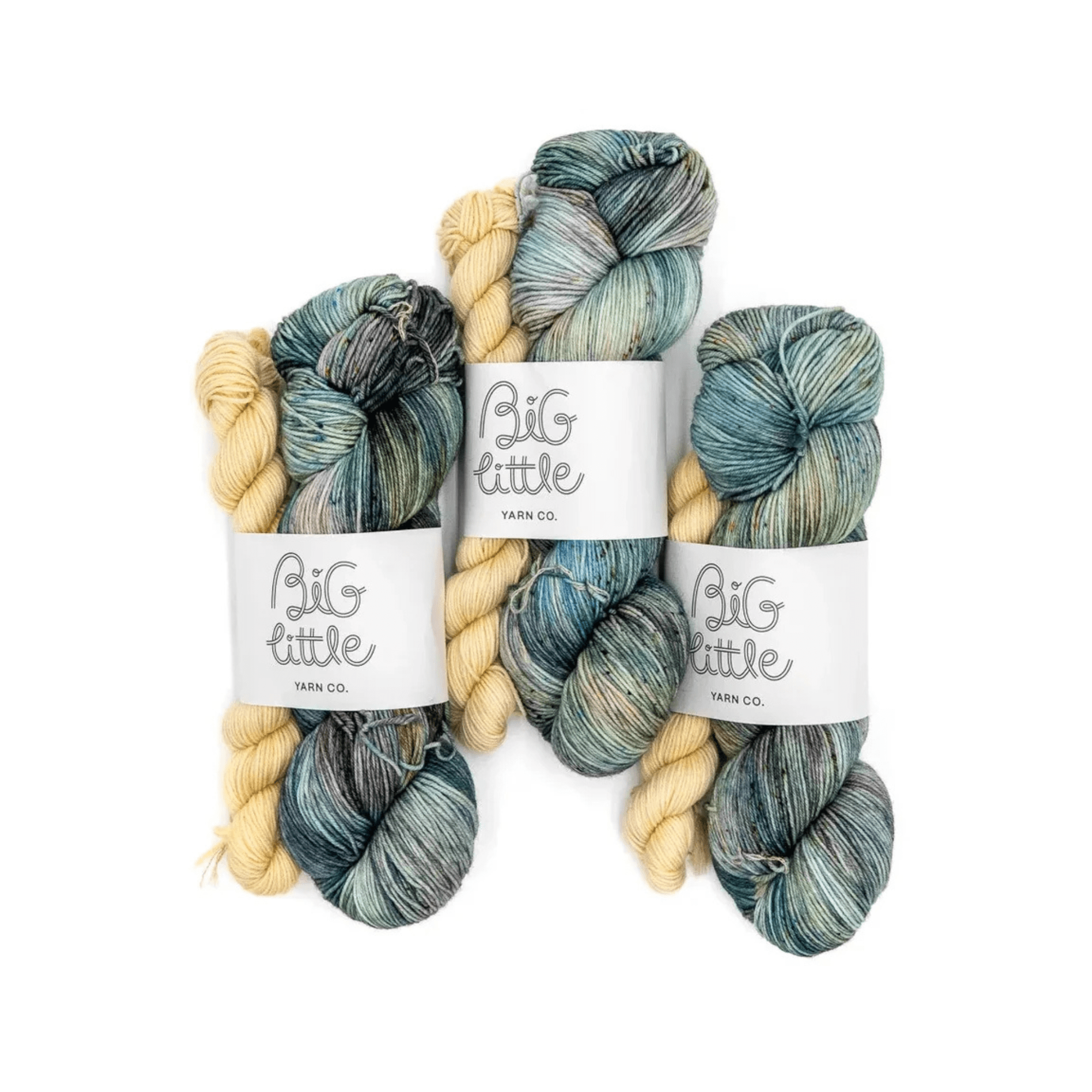 Big Little Yarn Co. Trusty Sock Sets - Big Little Yarn Co. Umeboshi + Sumire - The Little Yarn Store