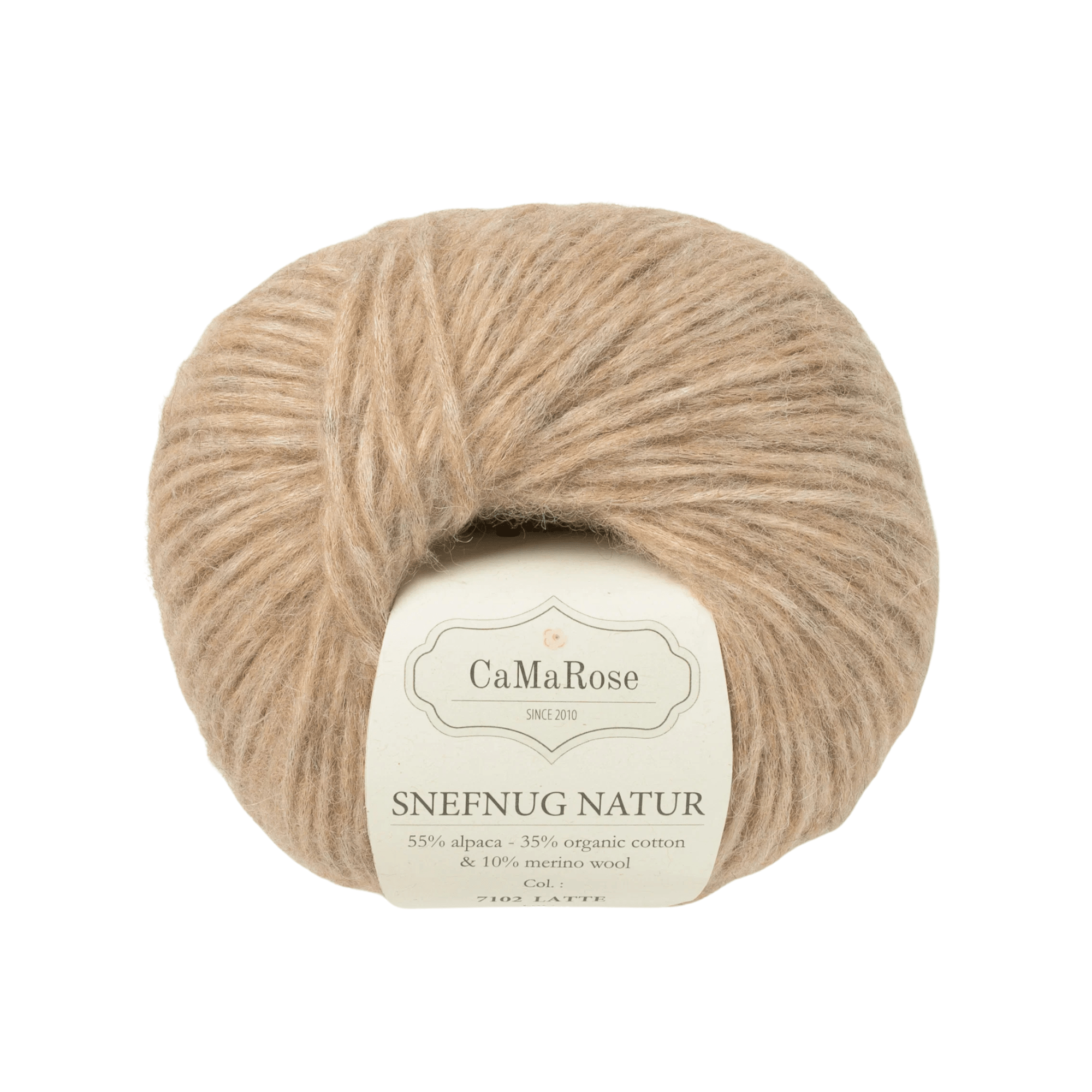 CaMaRose Snefnug Natur - CaMaRose 7111 Hvid - The Little Yarn Store