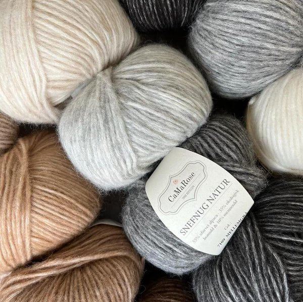 CaMaRose Snefnug Natur - CaMaRose - 7111 Hvid - The Little Yarn Store