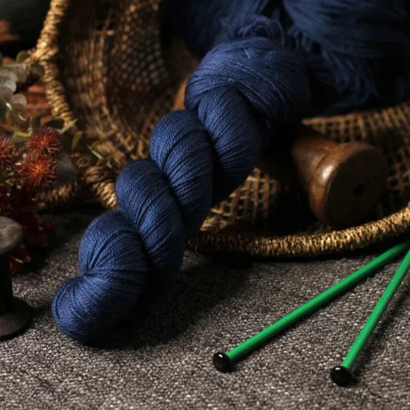 Chardyglen Designs Merino Silk Battleship Chardyglen Designs | The Little Yarn Store