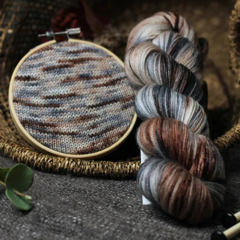 Chardyglen Designs Merino Silk Dirty Denim Chardyglen Designs | The Little Yarn Store