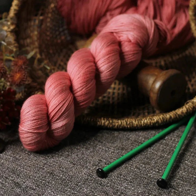 Chardyglen Designs Merino Silk French Rose Chardyglen Designs | The Little Yarn Store