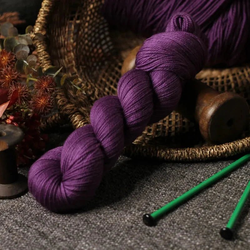 Chardyglen Designs Merino Silk Purple Rain Chardyglen Designs | The Little Yarn Store