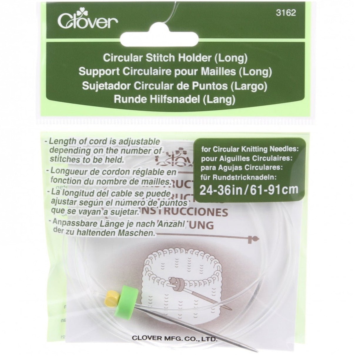 Clover Circular Stitch Holders - Clover - Long - The Little Yarn Store