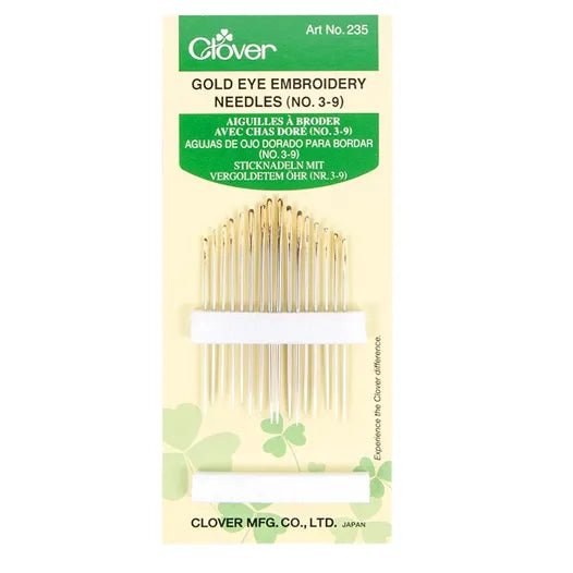 Clover Golden Eye Embroidery Needles - Clover - The Little Yarn Store