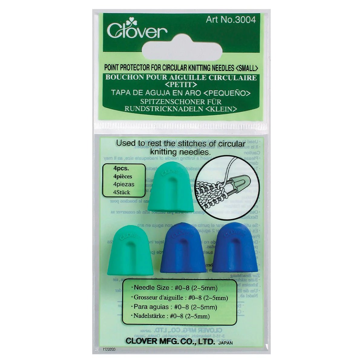 Clover Point Protectors for Circular Needles - Clover - Small - The Little Yarn Store