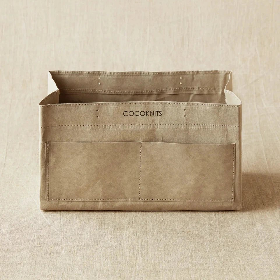 Cocoknits Kraft Caddy - Cocoknits Grey - The Little Yarn Store