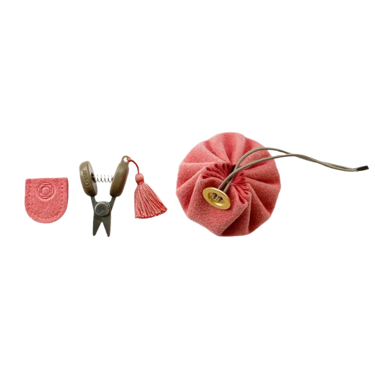 Cohana Seki Mini Scissors and Mini Drawstring Pouch Set - Cohana - Pink - The Little Yarn Store