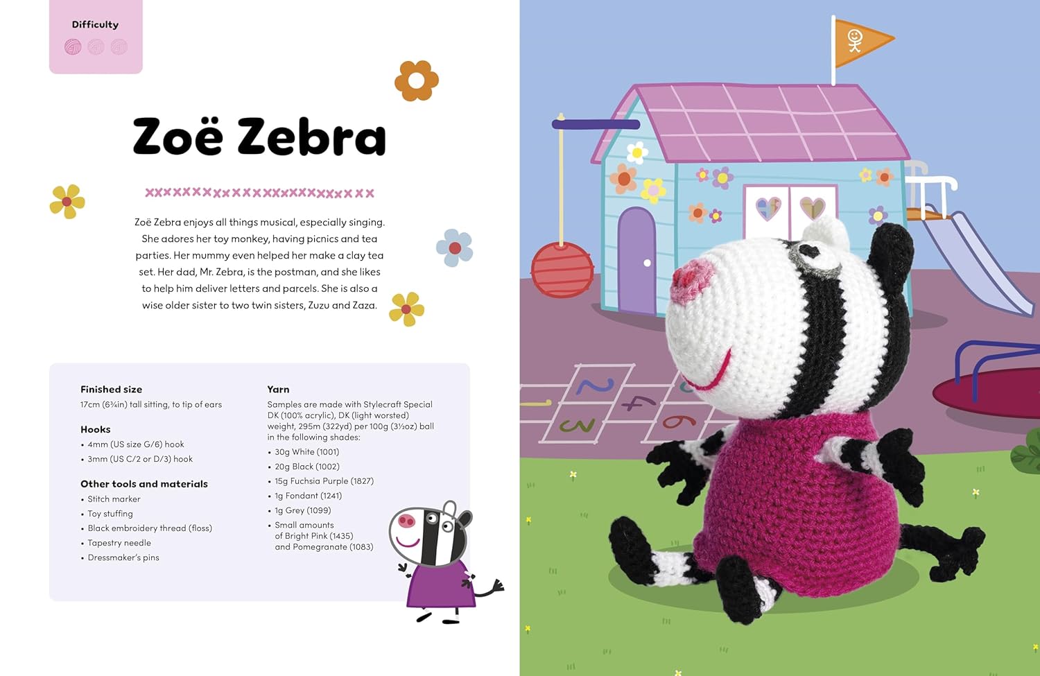Crochet Peppa Pig - Irene Strange - The Little Yarn Store