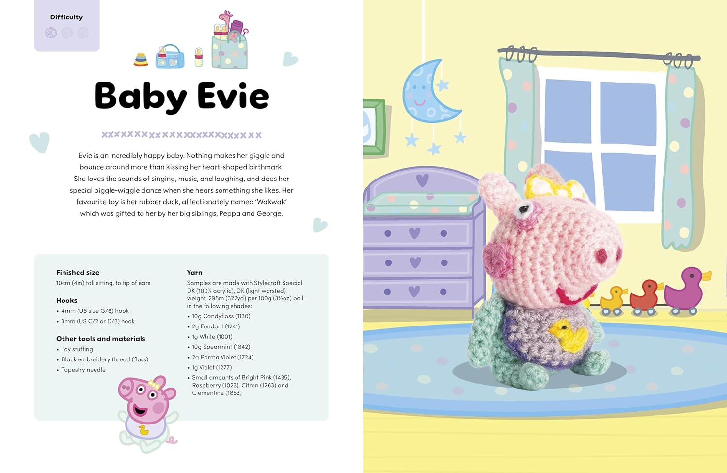 Crochet Peppa Pig - Irene Strange - The Little Yarn Store