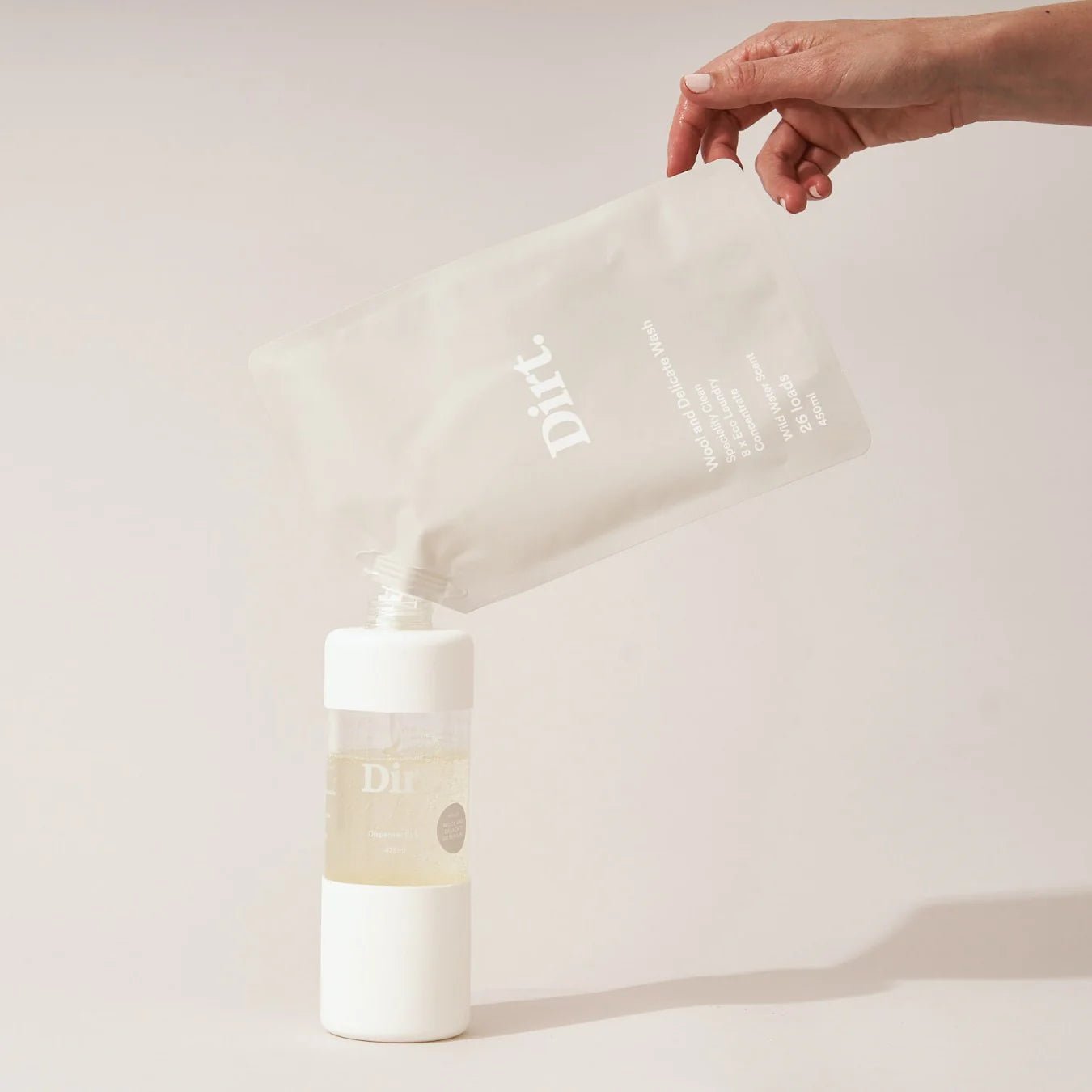 Dirt Wool and Delicate Wash - Dirt - Bottle and Refill Pack - The Little Yarn Store