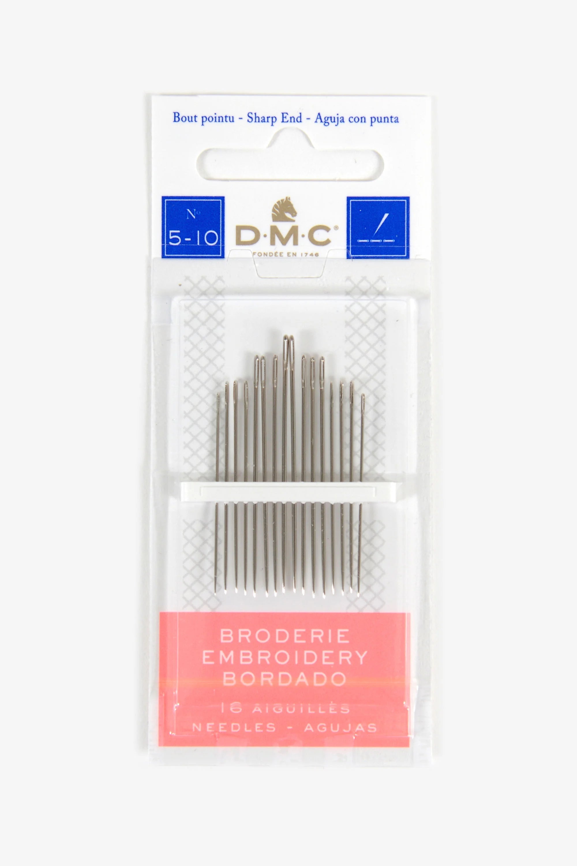 DMC Embroidery Needles - DMC - 5-10 - The Little Yarn Store