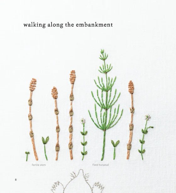 Embroidered Wild Flowers - Kazuko Aoki - The Little Yarn Store