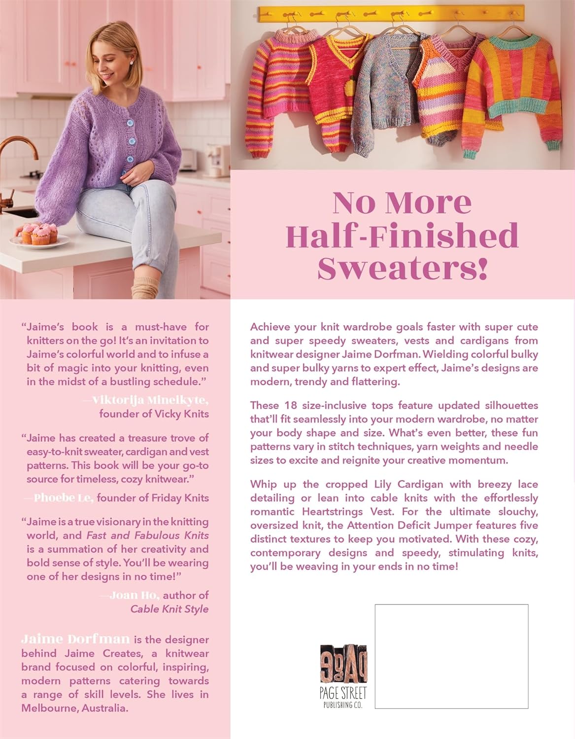 Fast and Fabulous Knits: 18 Speedy Sweater and Top Patterns for Busy Knitters - Jaime Dorfman - The Little Yarn Store