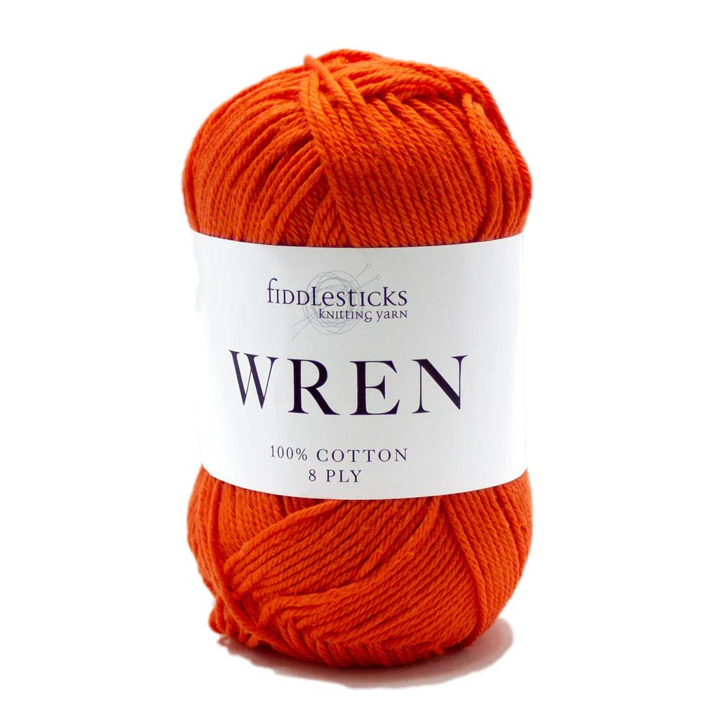 Fiddlesticks Wren - Fiddlesticks - 051 Tangerine - The Little Yarn Store