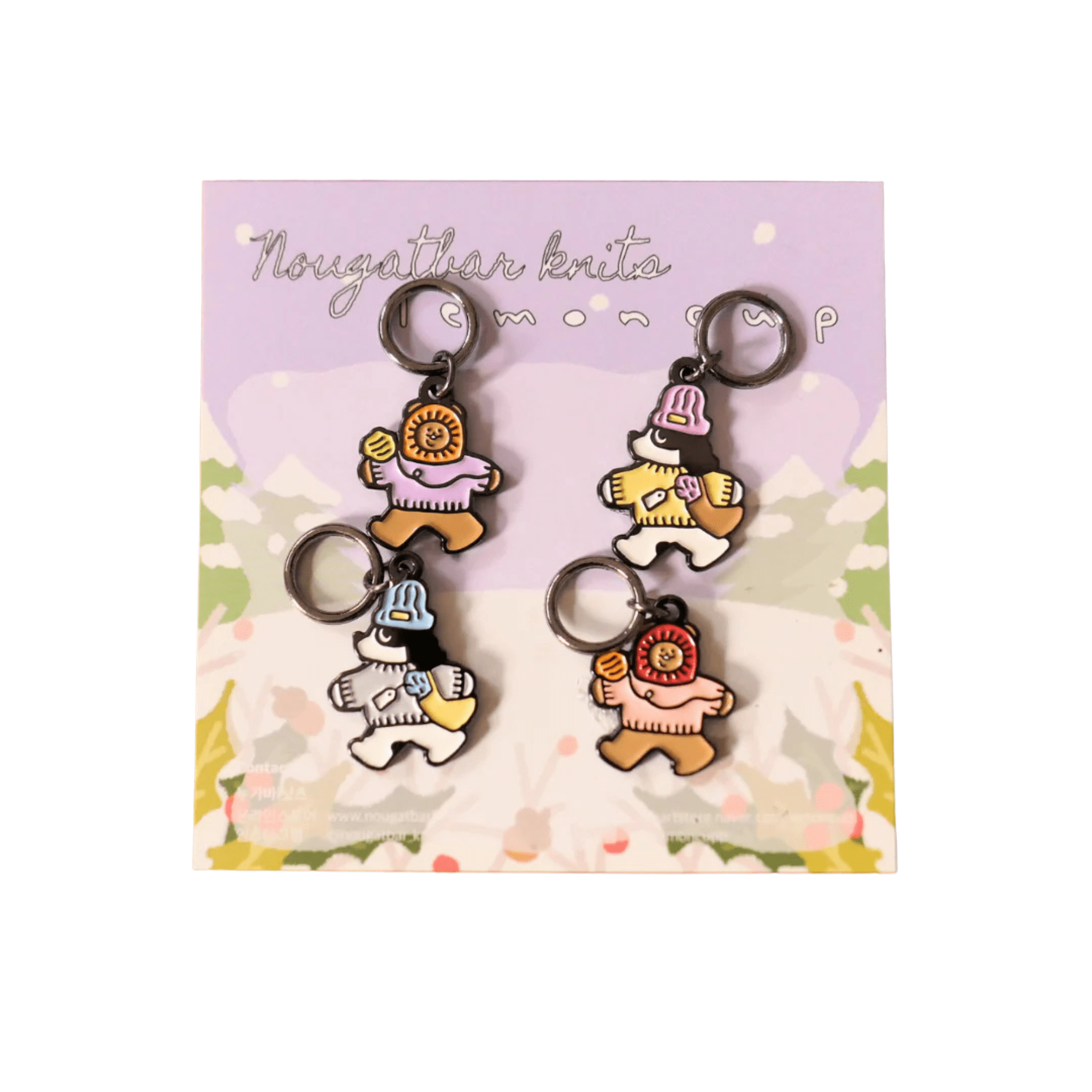 Goobles Stitch Markers - Goobles - Cold &amp; Cozy Ring - The Little Yarn Store
