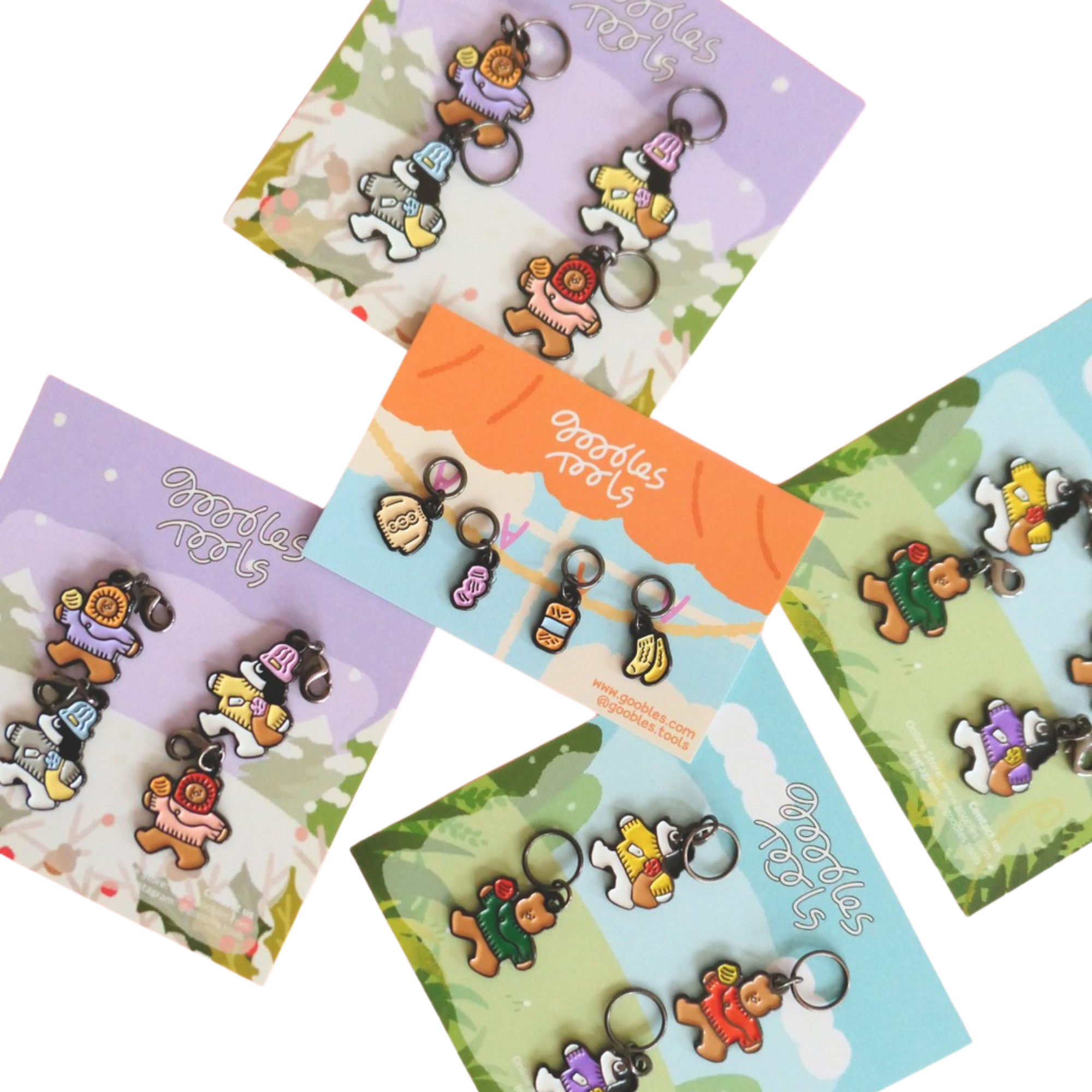 Goobles Stitch Markers - Goobles - Original Clasp - The Little Yarn Store