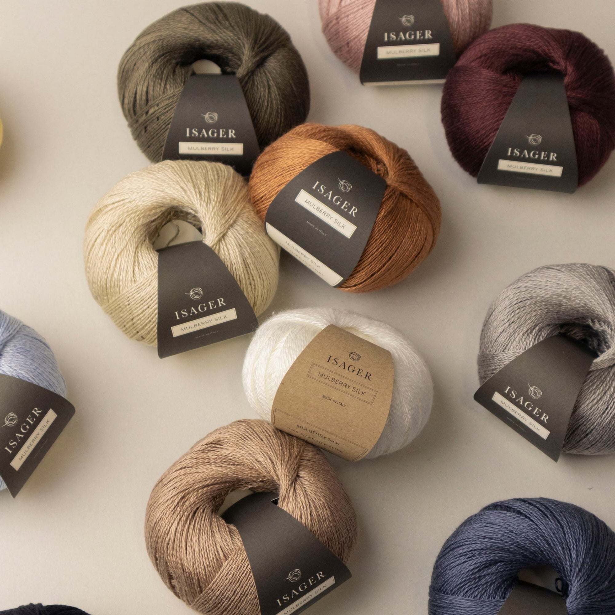 Isager Mulberry Silk - Isager - Bordeaux - The Little Yarn Store