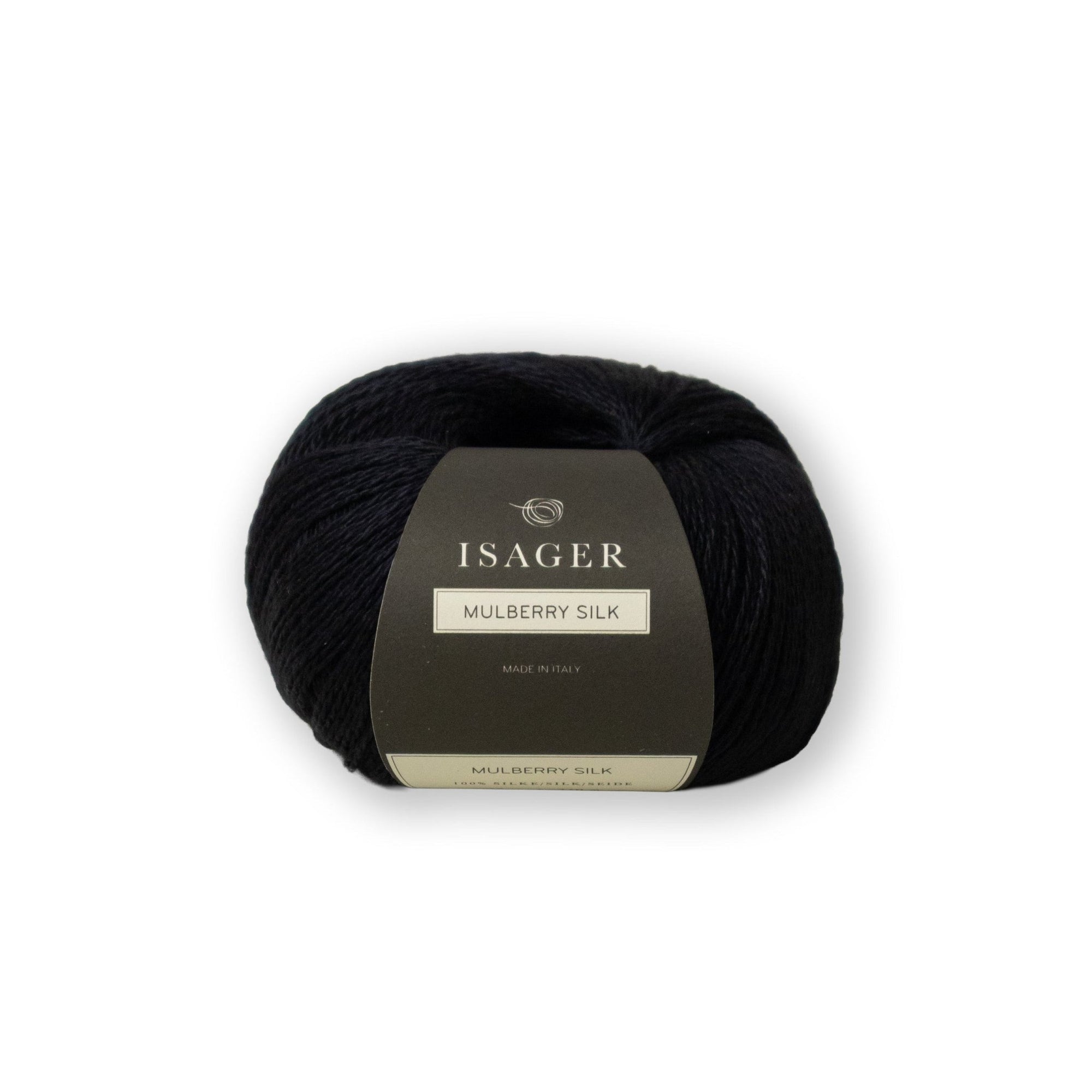Isager Mulberry Silk - Isager - Ink - The Little Yarn Store