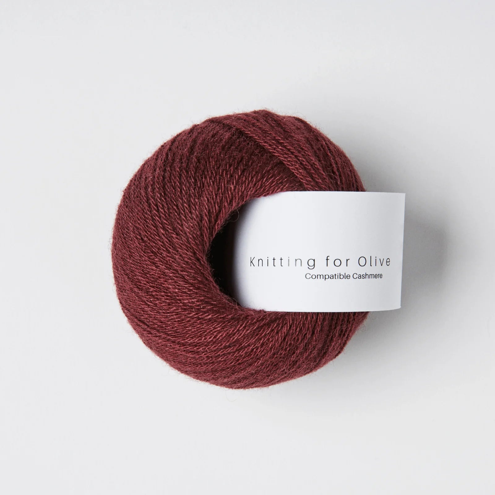 Knitting for Olive Compatible Cashmere - Knitting for Olive - Bordeaux - The Little Yarn Store