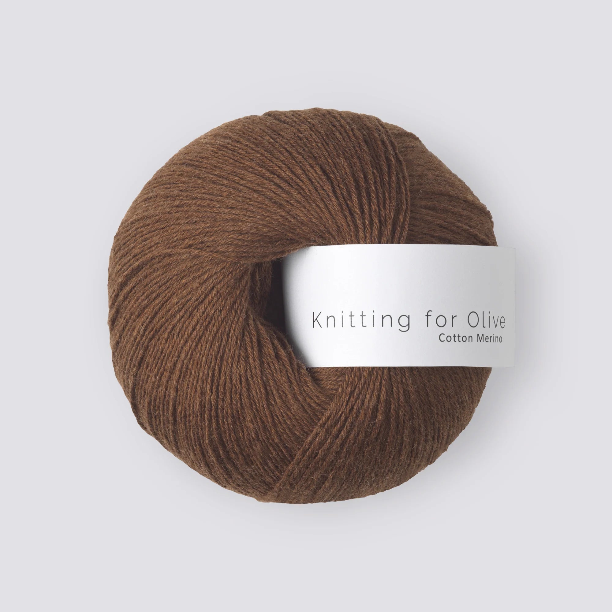 Knitting for Olive Cotton Merino - Knitting for Olive - Dark Cognac - The Little Yarn Store