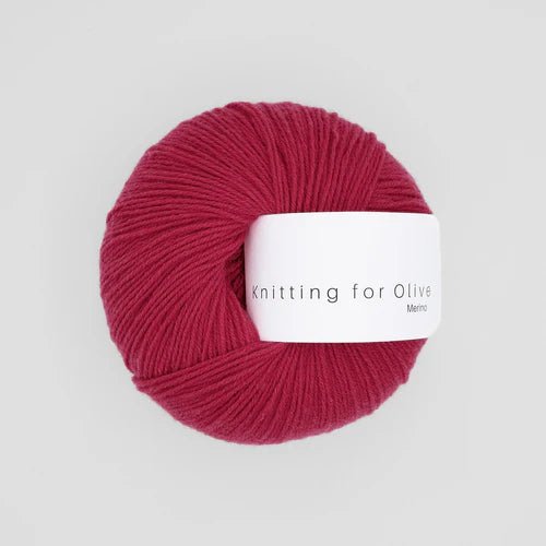 Knitting for Olive Merino - Knitting for Olive Raspberry Red - The Little Yarn Store
