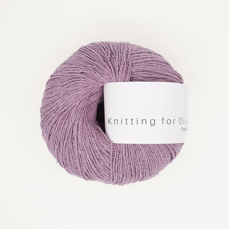 Knitting for Olive Pure Silk - Knitting for Olive - Artichoke Purple - The Little Yarn Store