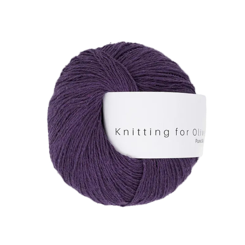 Knitting for Olive Pure Silk - Knitting for Olive Plum - The Little Yarn Store