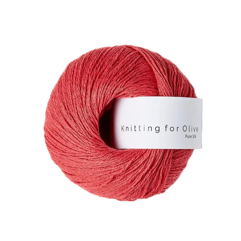 Knitting for Olive Pure Silk - Knitting for Olive Watermelon - The Little Yarn Store