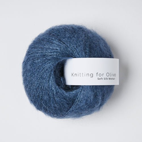 Knitting for Olive Soft Silk Mohair - Knitting for Olive Blue Jeans - The Little Yarn Store