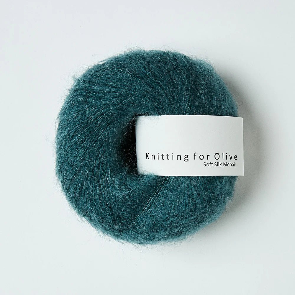 Knitting for Olive Soft Silk Mohair - Knitting for Olive - Petroleum Green - The Little Yarn Store