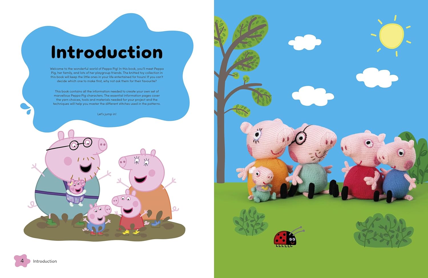 Knitting Peppa Pig - Cilla Webb - The Little Yarn Store