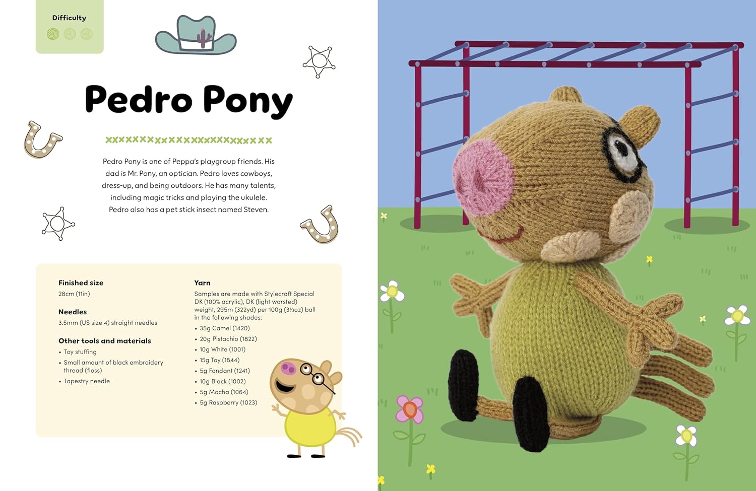 Knitting Peppa Pig - Cilla Webb - The Little Yarn Store