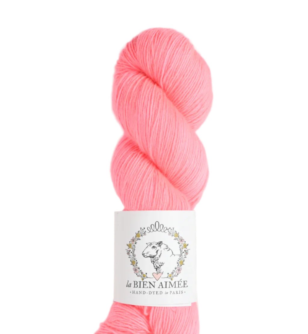 La Bien Aimée Merino Singles - La Bien Aimée - Fluoro Morganite - The Little Yarn Store