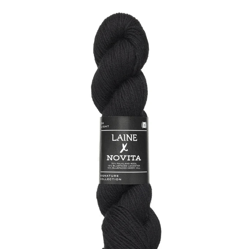 Laine x Novita DK - Laine - 0891 Winter Black - The Little Yarn Store