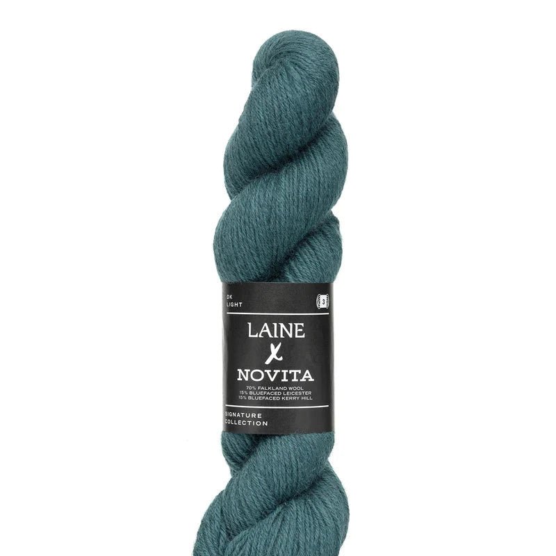 Laine x Novita DK - Laine - 1661 Heathered Teal - The Little Yarn Store