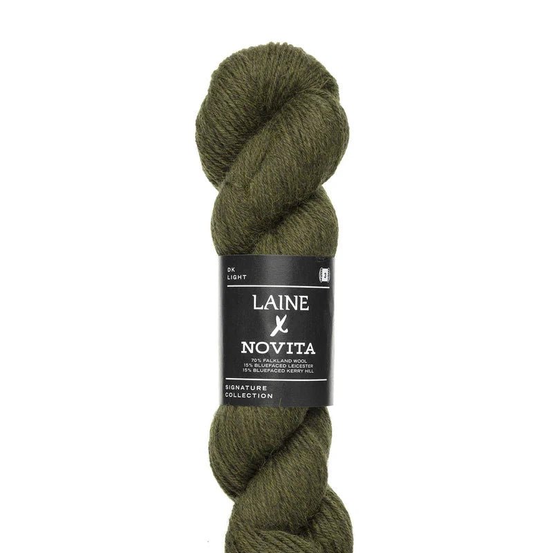 Laine x Novita DK - Laine - 3401 Earthy Olive - The Little Yarn Store