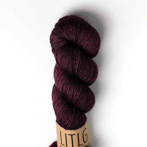Life in the Long Grass Moon Sock - Plum - The Little Yarn Store