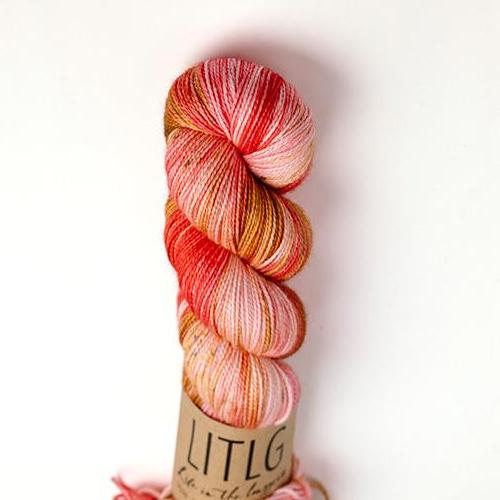 Life in the Long Grass Moon Sock - Smoulder - The Little Yarn Store