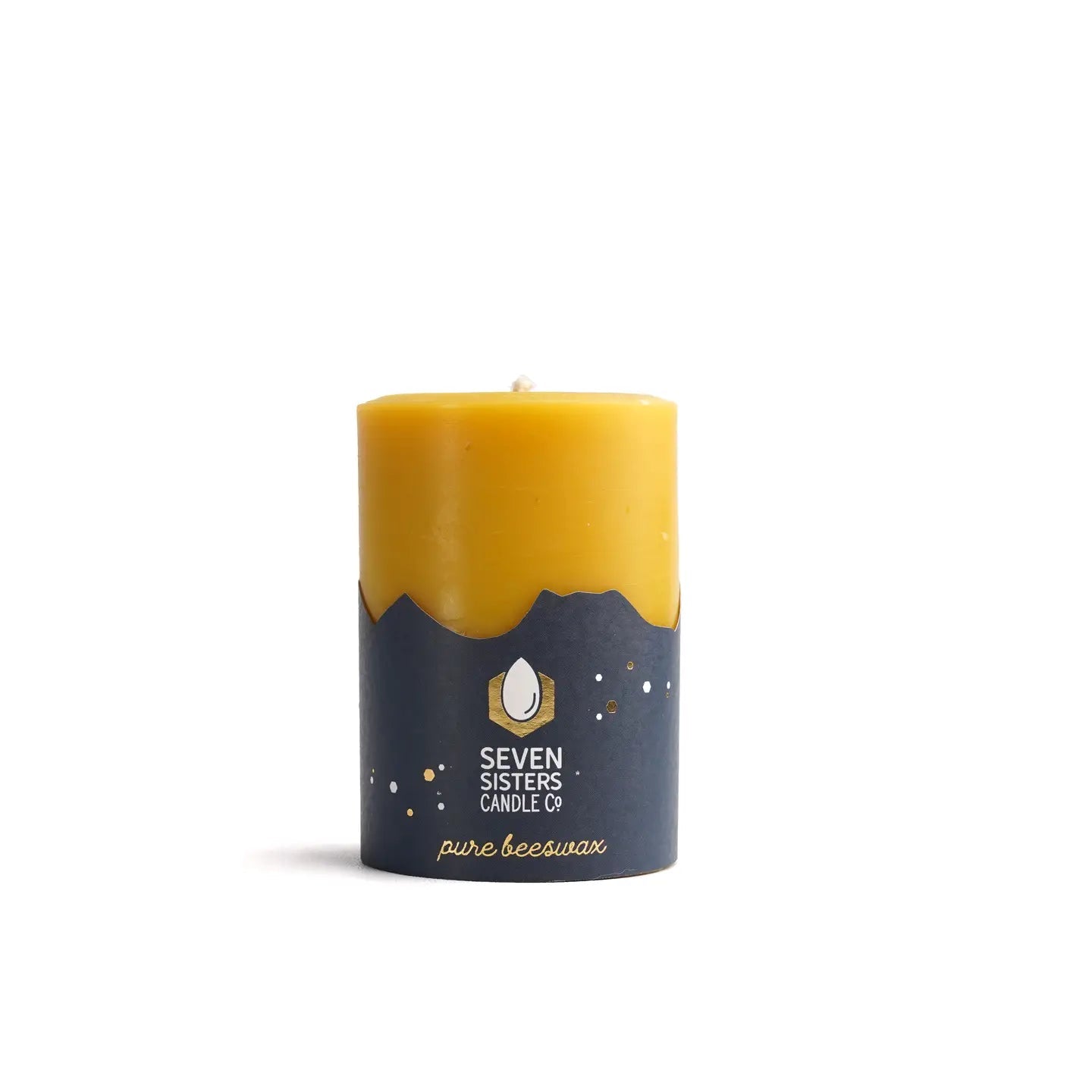 Made for Good Pure Beeswax Pillar Candles - Made for Good - 7.5 cm - The Little Yarn Store