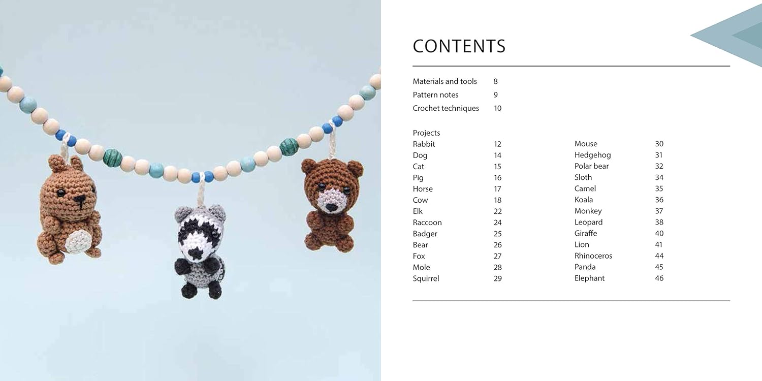 Mini Amigurumi Animals - Sarah Abbondio - The Little Yarn Store